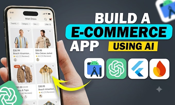 develop ai mobile app using flutter and firebase