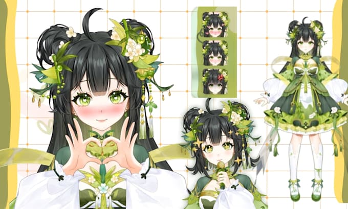 do live 2d vtuber model live2d rigging 2d vtuber model 3d avatar vtube studio