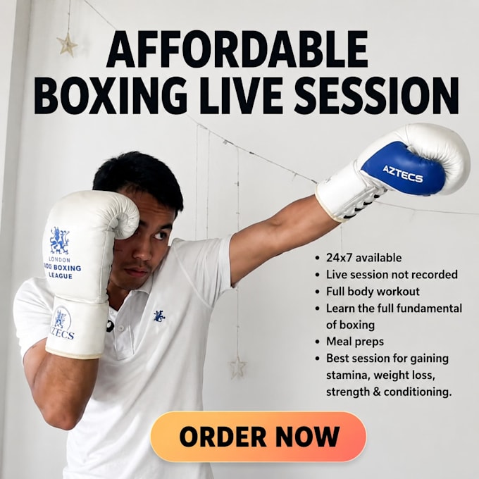 be your fitness and boxing trainer