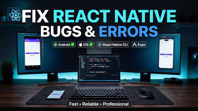 fix react native bugs, errors and performance issues
