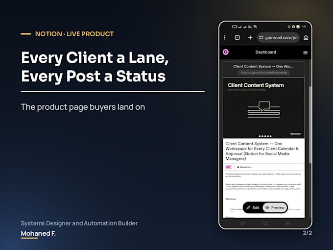 build your notion system for clients, content and CRM databases