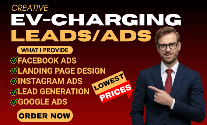 generate ev charging leads, ev charger installation via facebook ads, google ads