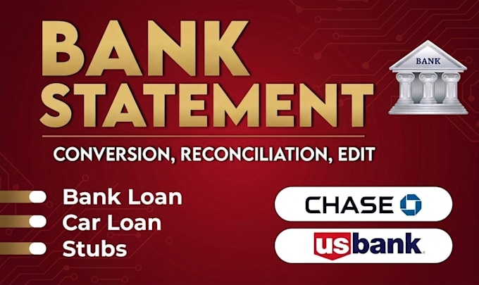 bank statement bank statement PDF to editable format as u need