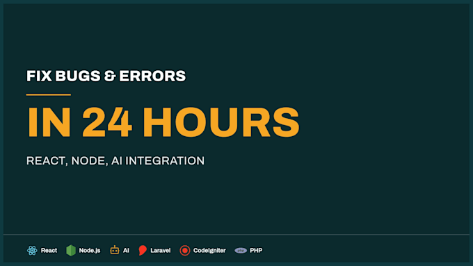 fix bugs, errors, and integrate ai into your web application