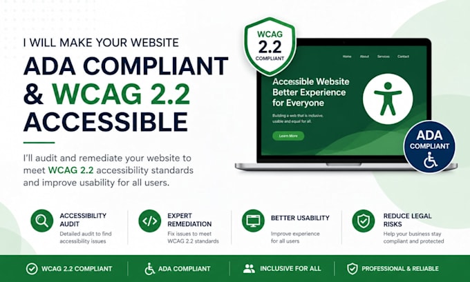 make your website ada compliant and wcag 2 2 accessible