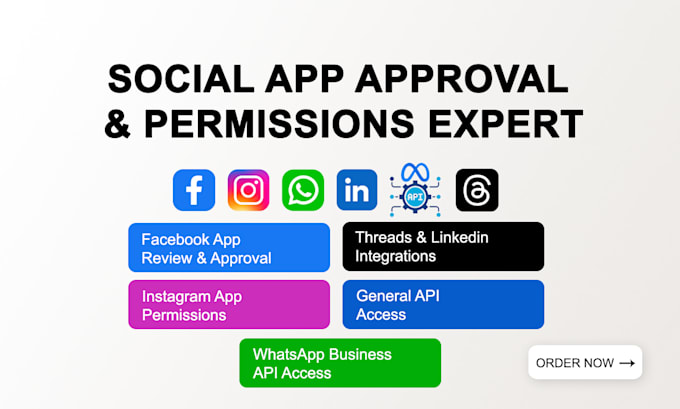 help with facebook, instagram and whatsapp app approval