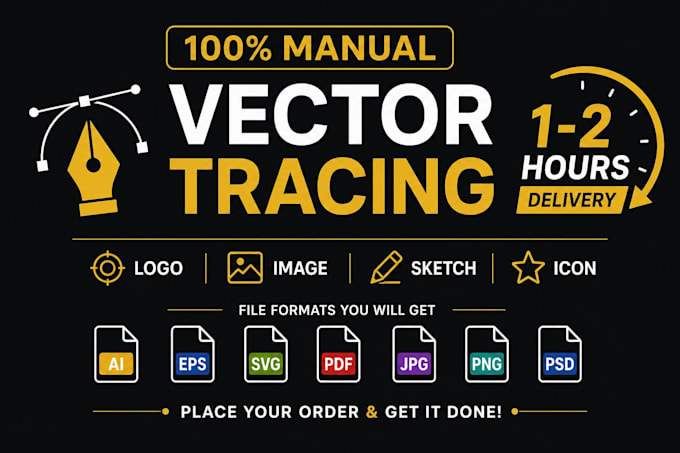 vectorize logo, image and sublimation patterns