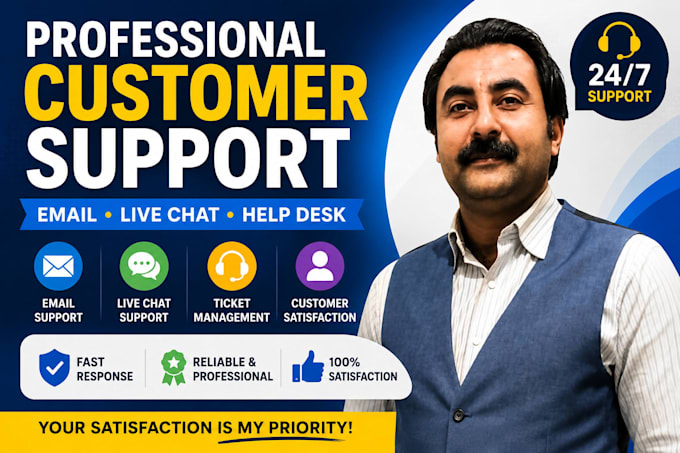 provide professional customer support via email, live chat, and help desk