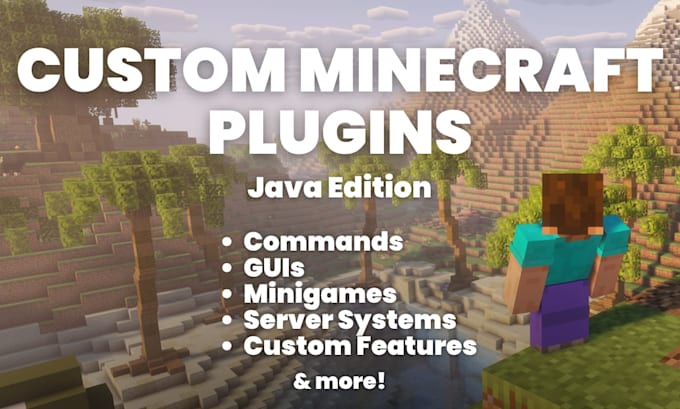 develop a custom minecraft plugin for your minecraft server
