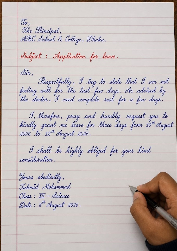 write anything in beautiful, neat and aesthetic handwriting