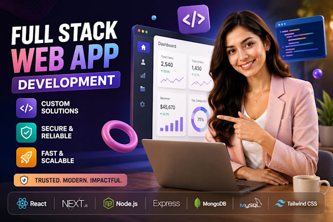develop custom web application