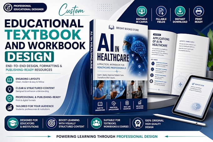 create course curriculum workbooks and textbook design