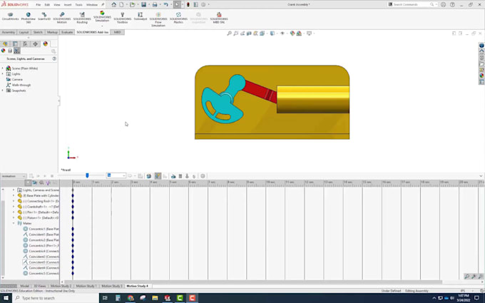 do solidworks animation and mechanical motion, 3d mechanical cad assembly