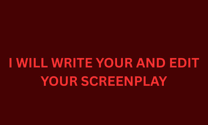 do movie script writing, screenwriting