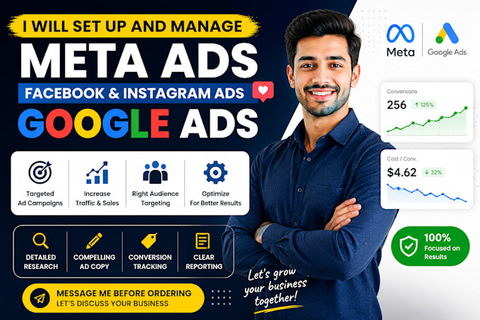 create ads for meta and google ads