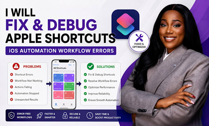 fix and debug apple shortcuts ios automation workflow errors