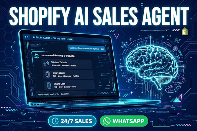 setup shopify ai sales agent chatbot for shopify store