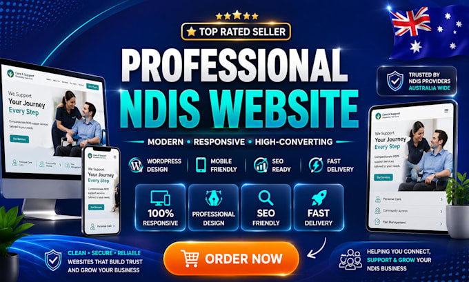create a professional ndis website for ndis providers