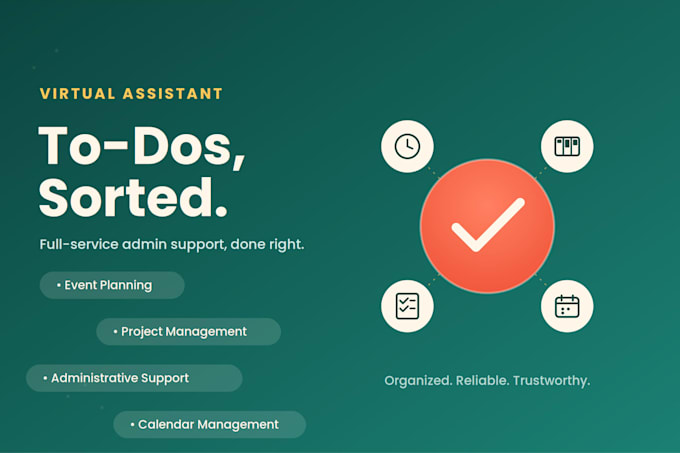 be your virtual assistant for admin and project support