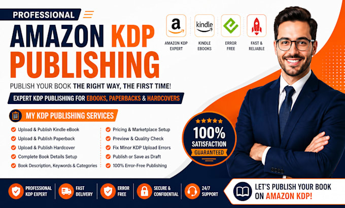 publish, and promote your book on amazon and kindle KDP