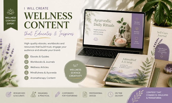 create professional wellness content backed by research