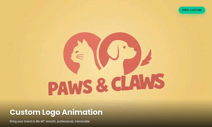 create professional custom logo animation intro and outro