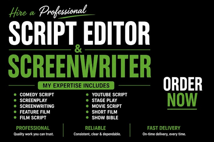 format, edit, proofread, and polish your screenplay in final draft