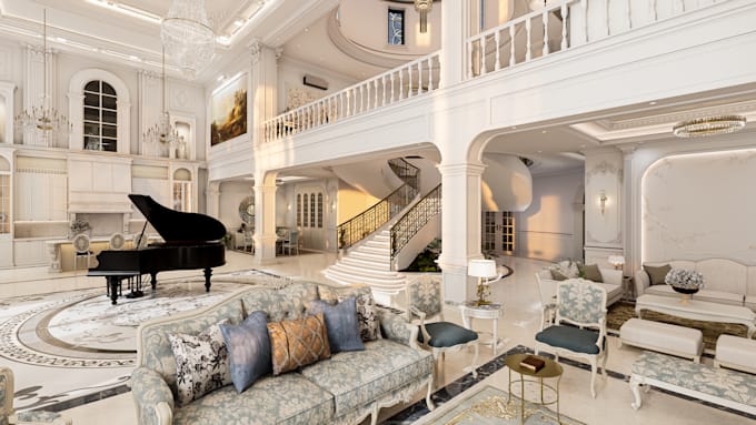 do luxury interior design and rendering
