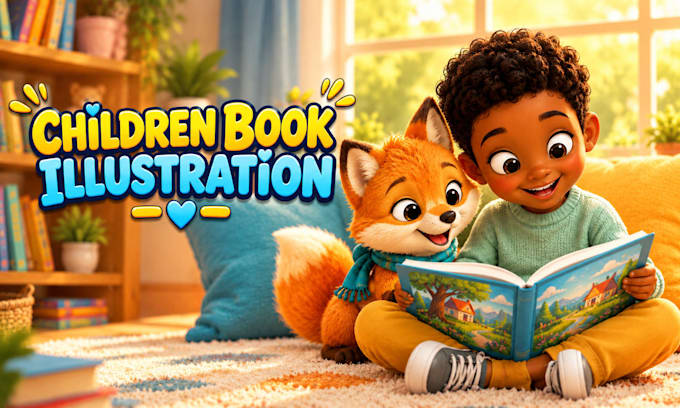 children story book illustration children story children story book illustration
