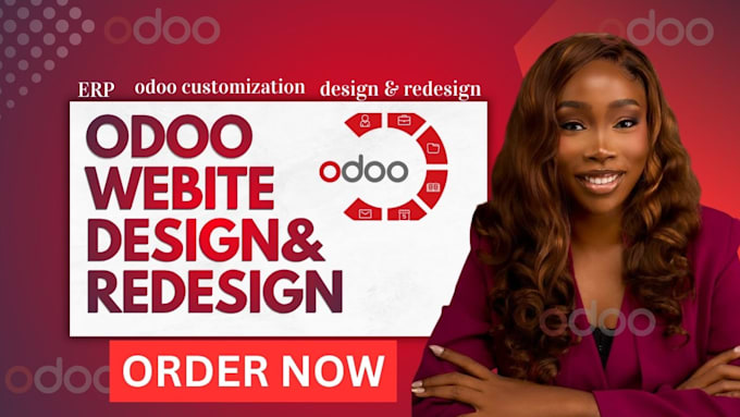 design and redesign odoo website, odoo ecommerce and odoo erp