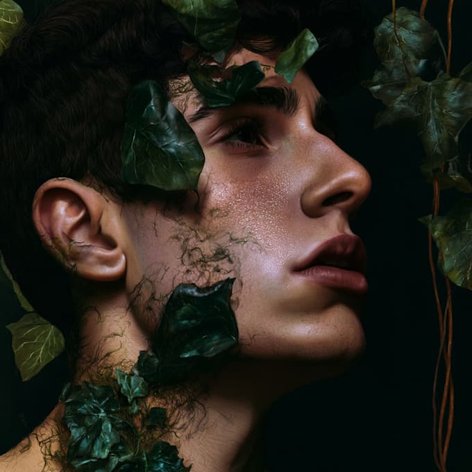 draw fantasy portrait with epic fantasy style