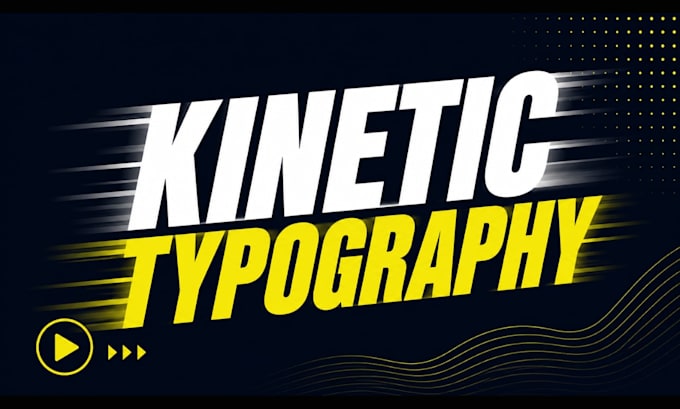 create kinetic typography and text animation video