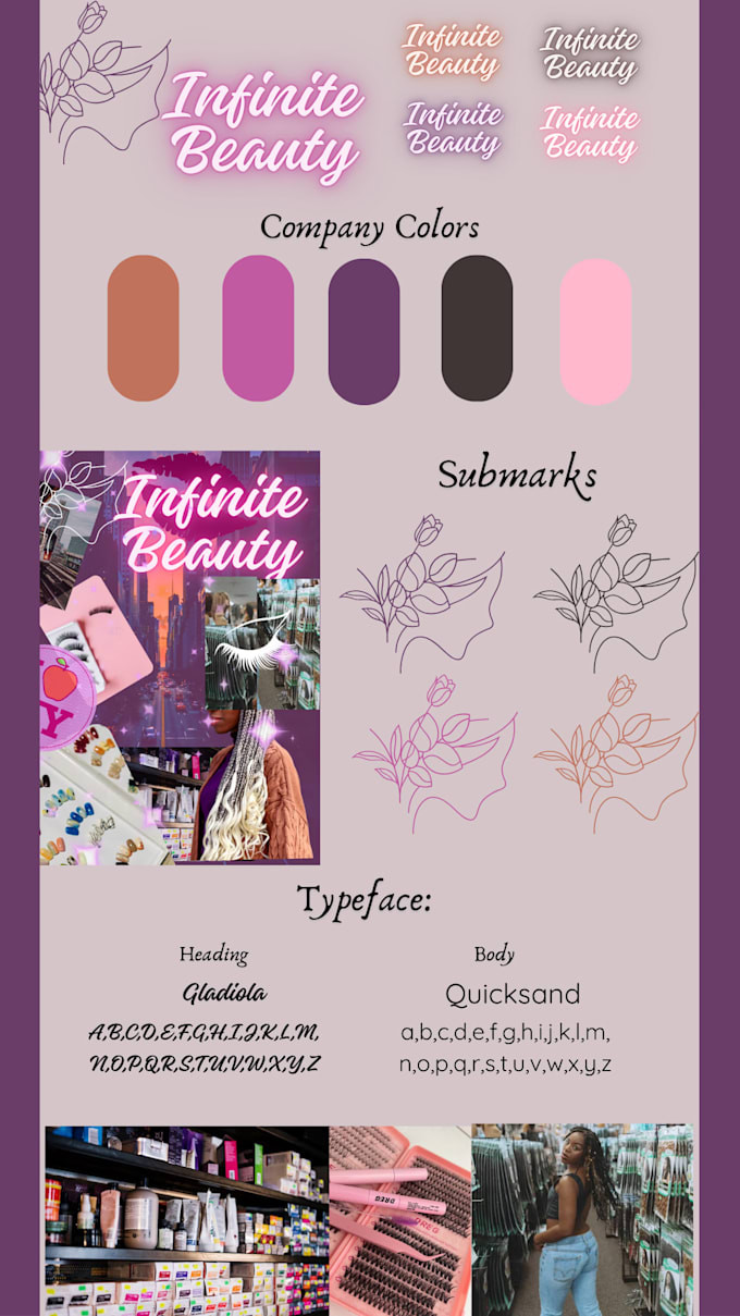 custom brand identity branding package and brand style guide