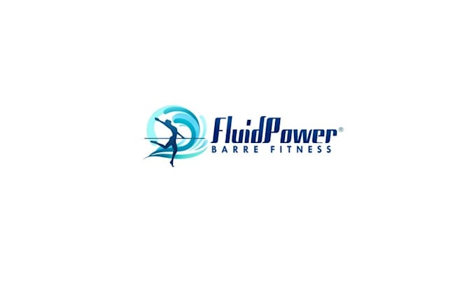 create fluid powerful barre studio logo