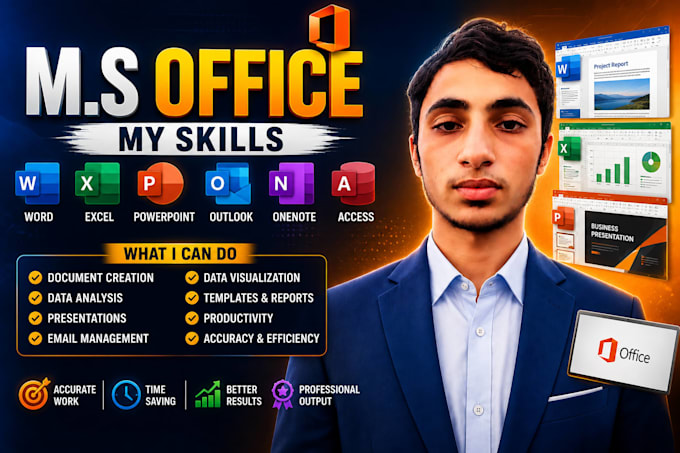 ms office CV resume and PPT presentation expert