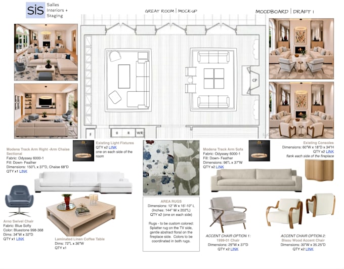 create mood boards and presentation decks