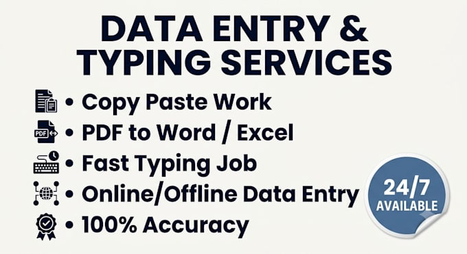 do fast accurate typing article writing and content writing
