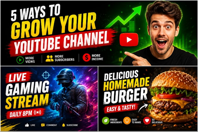 create eyecatching youtube thumbnails