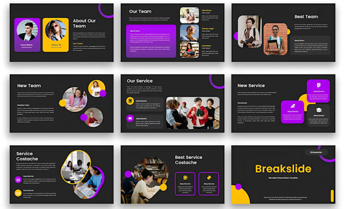 design online course slide, webinar deck, training powerpoint presentation