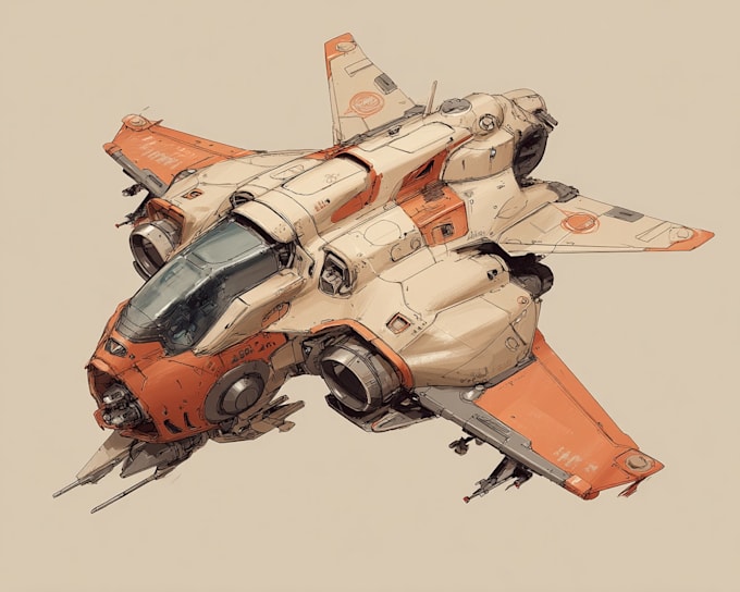 design spaceships and sci fi vehicles
