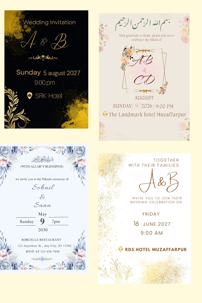 create beautiful canva invitation cards