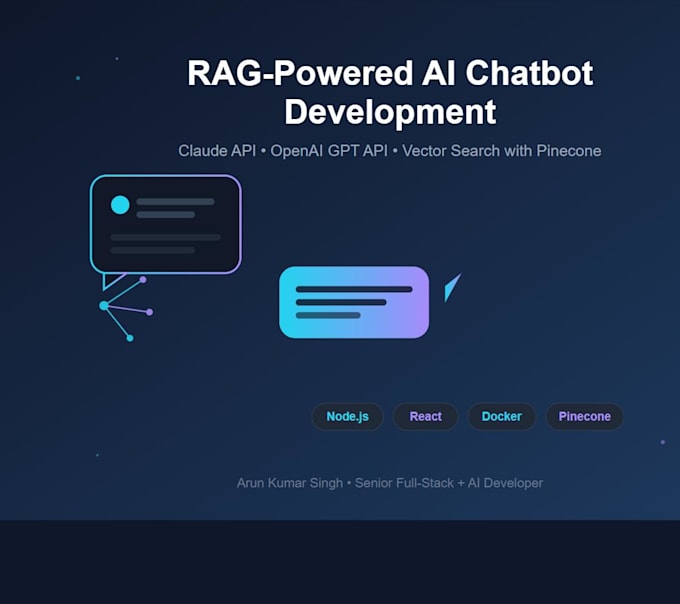 build a rag powered ai chatbot using claude or gpt API