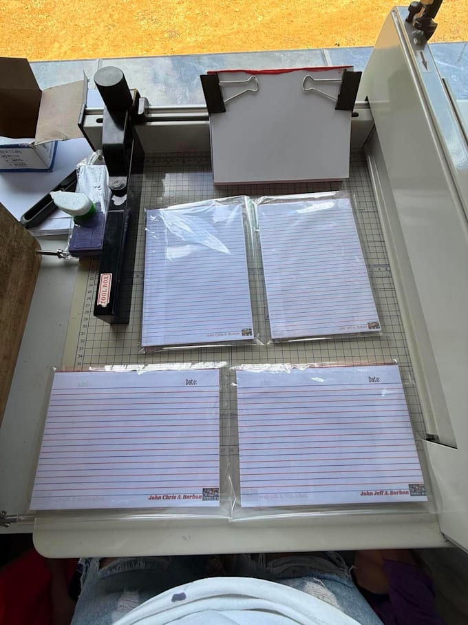 design personalized notebooks, papers and school printables