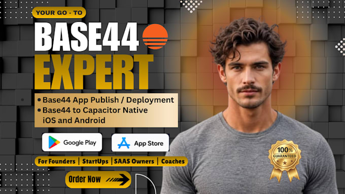 convert, publish base44 app to capacitor native ios and android app deployment
