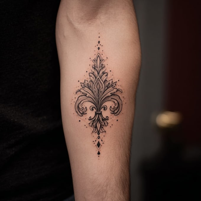 design a minimalist fine line tattoo