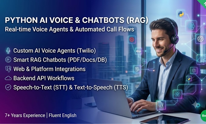 build ai voice bots and chat bots in python using gemini,vertex,openai,custom