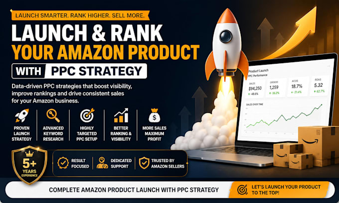 launch and rank your amazon product with PPC strategy