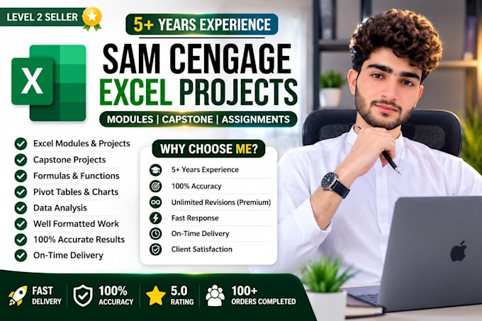 do urgent sam cengage excel projects, modules and capstone assignments
