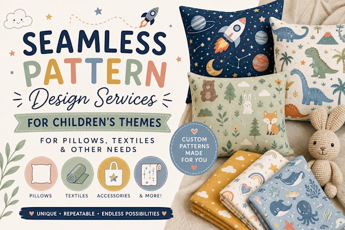 design unique seamless repeat patterns