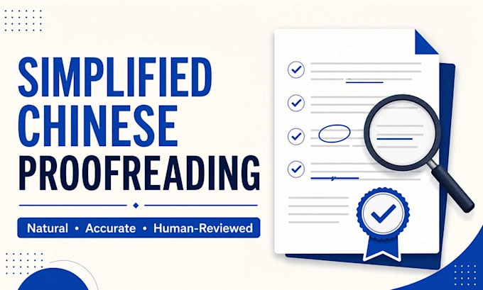 proofread and polish your simplified chinese content